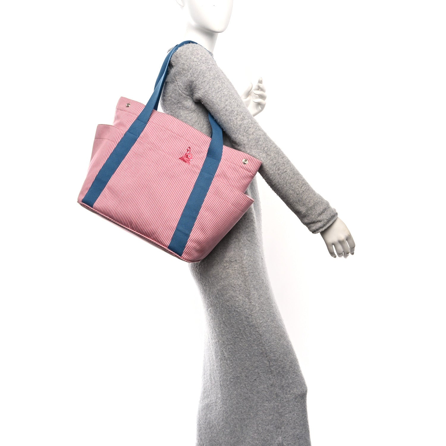 Hermes Cotton Canvas Passe-Passe Nappy Tote Bag Figue 2 of 10