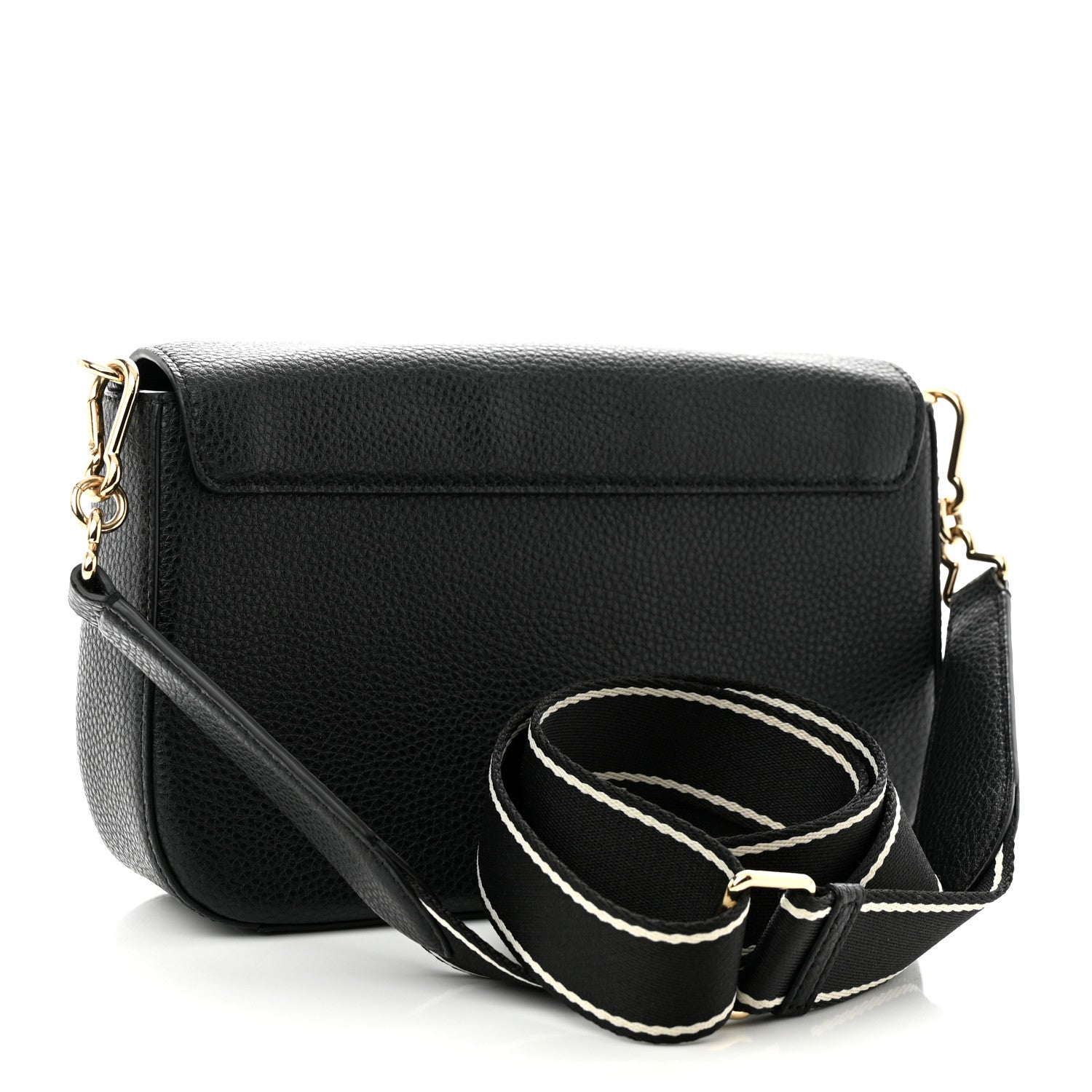 Marc Jacobs Pebbled Calfskin Crossbody Bag Black 3 of 10