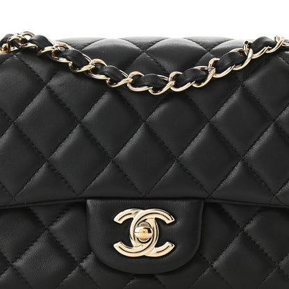 Chanel Lambskin Quilted Mini Rectangular Flap Black 7 of 10