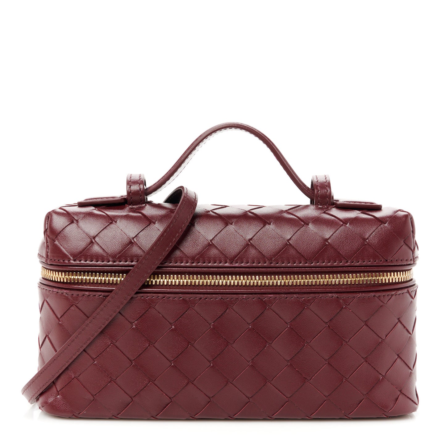 Nappa Intrecciato Bang Bang Vanity Case Barolo