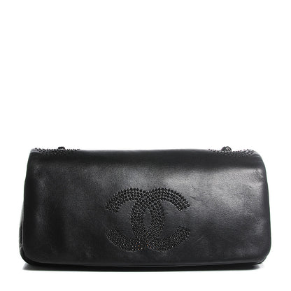 Chanel Lambskin Studded CC East West Flap Black 1 of 7