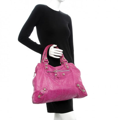 Balenciaga Agneau Giant 21 Silver Hardware Brief Magenta 2 of 18
