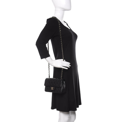 Chanel Lambskin Quilted Mini Rectangular Flap Black 2 of 11