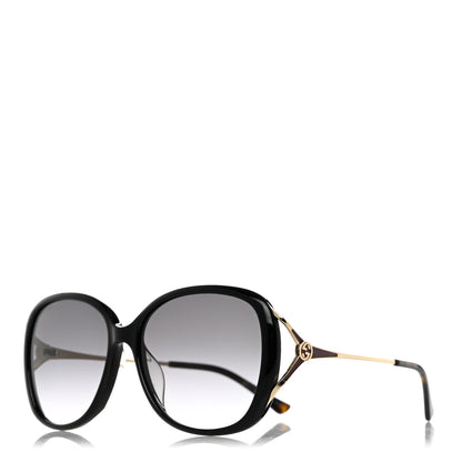 Gucci Acetate Metal Oversized Sunglasses GG0649SK Black 1 of 8