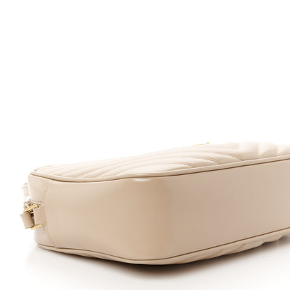 Saint Laurent Calfskin Matelasse Monogram Lou Camera Bag Dark Beige 9 of 10