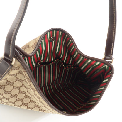Gucci Monogram Medium New Britt Hobo Dark Brown 7 of 7