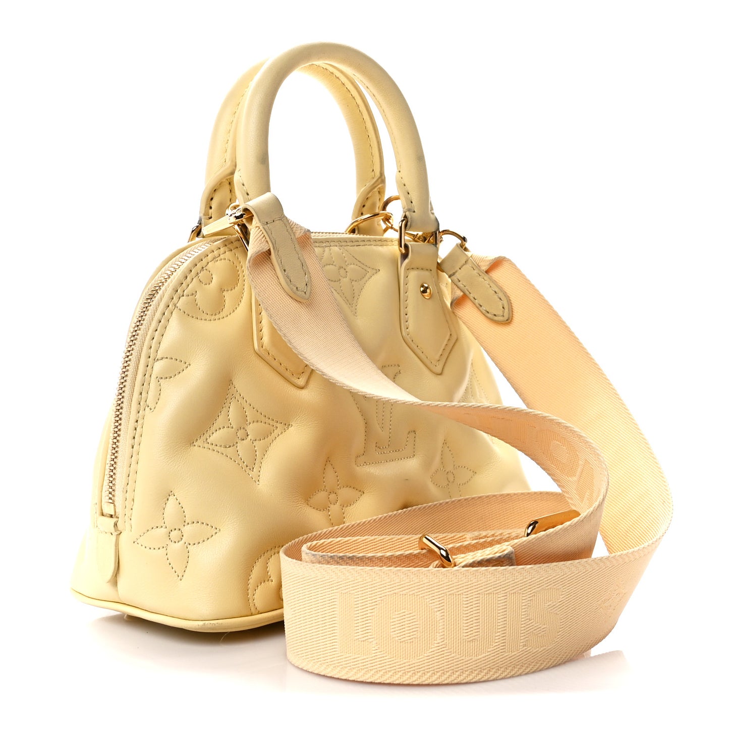 Calfskin Bubblegram Alma BB Banana