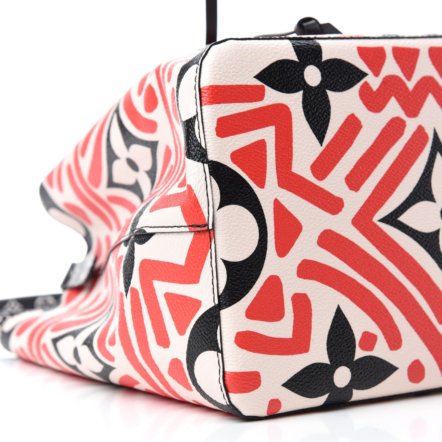 Monogram Giant Crafty NeoNoe MM Creme Rouge Black