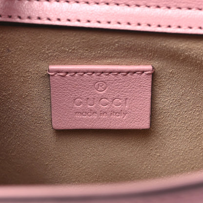 Gucci Wonka Grain Calfskin Mini Diana Tote Bag Wild Rose Fuxia Fluo 6 of 10