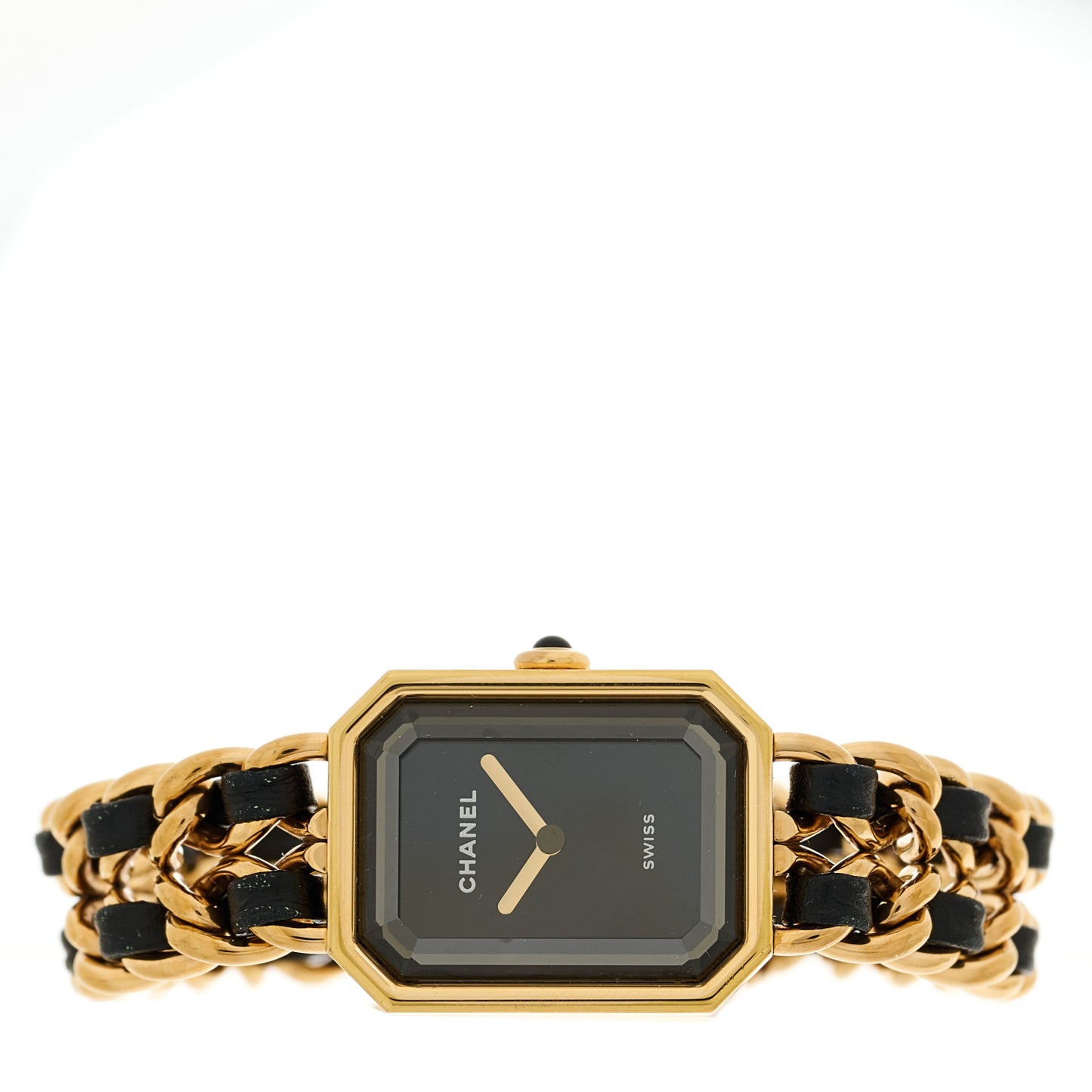 Stainless Steel Lambskin 20mm Chain Premiere Quartz Watch Gold L