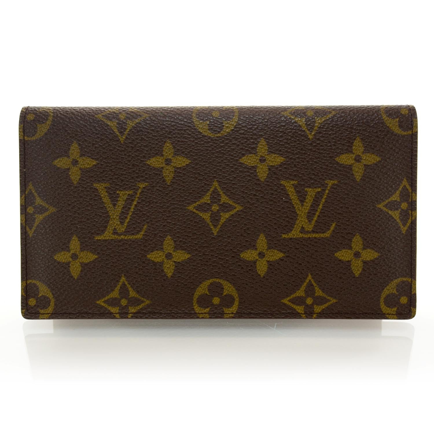 Louis Vuitton Monogram Simple Checkbook Holder Wallet 1 of 8
