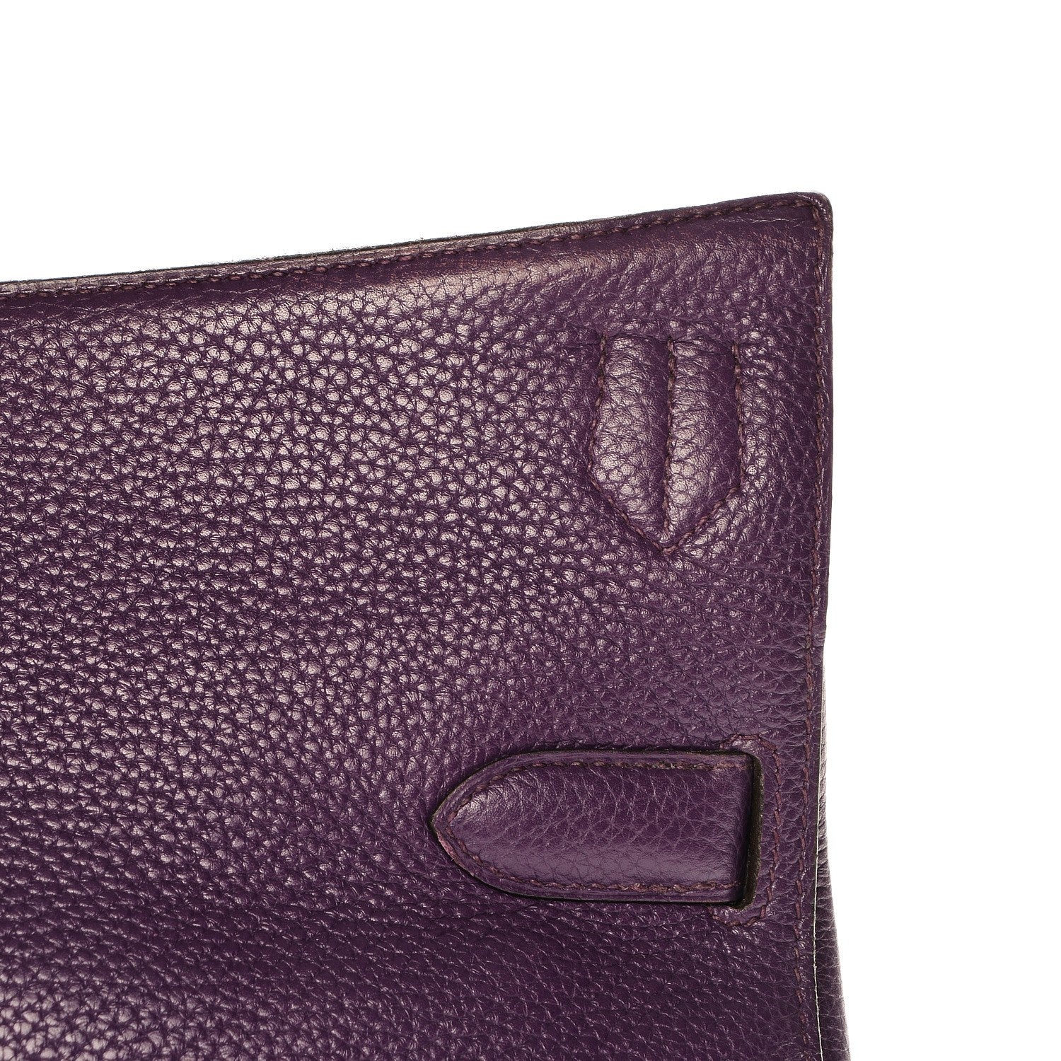 Hermes Taurillon Clemence Jypsiere 34 Ultraviolet 21 of 25