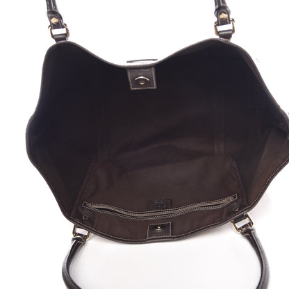 Gucci Crystal Monogram Medium Joy Tote Beige Ebony Testa di Moro 5 of 11