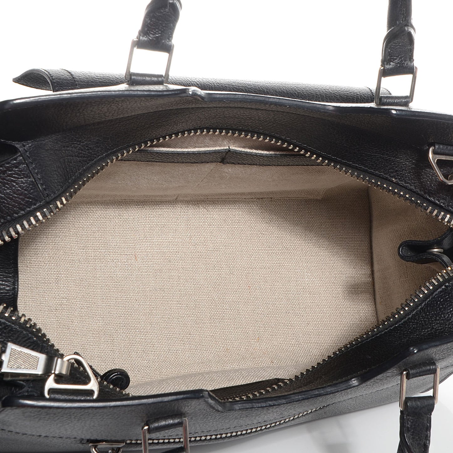 Leather PS13 Small Satchel Black