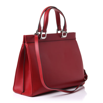 Gucci Shibuya Calfskin Medium Zumi Top Handle Bag Hibiscus Red 2 of 10