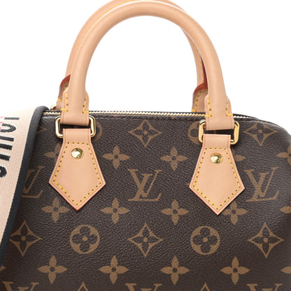 Louis Vuitton Monogram Speedy Bandouliere 20 Black 7 of 9