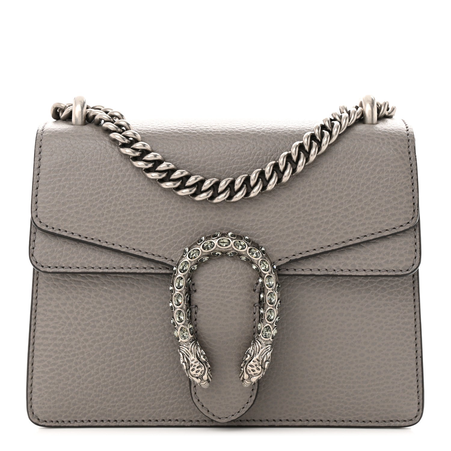 Gucci Calfskin Mini Dionysus Shoulder Bag Dusty Grey 1 of 11