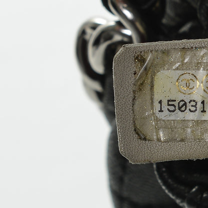 Chanel Washed Lambskin Mini Chain Around Messenger Black 7 of 10