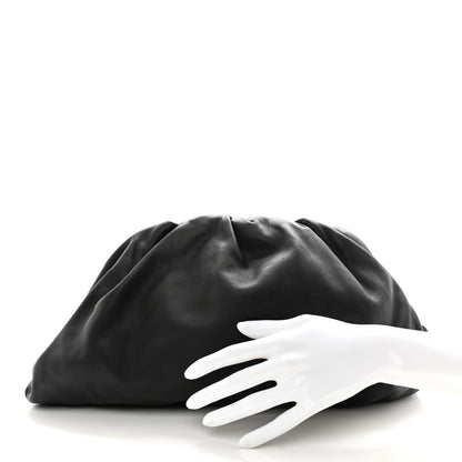 Bottega Veneta Smooth Butter Calf The Pouch Oversized Clutch Black 2 of 11