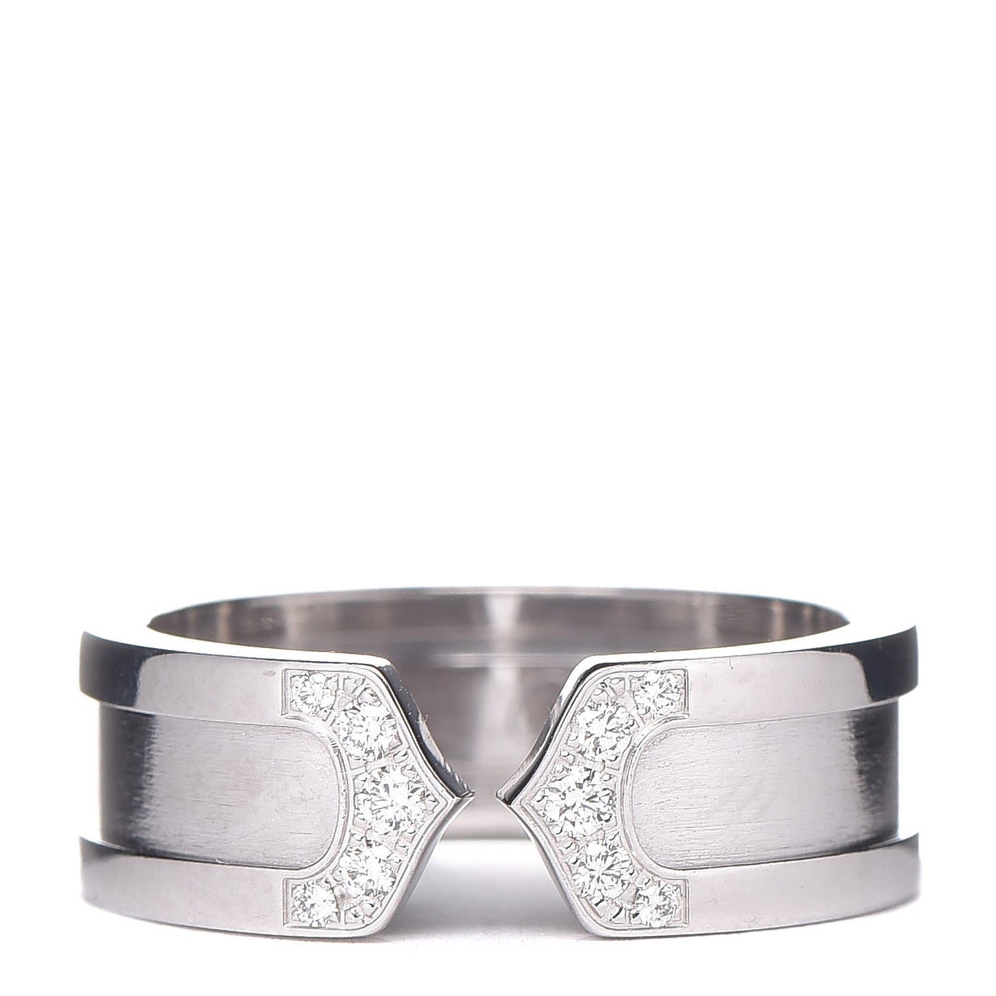 18K White Gold Diamond 6.5 De Ring 52 6