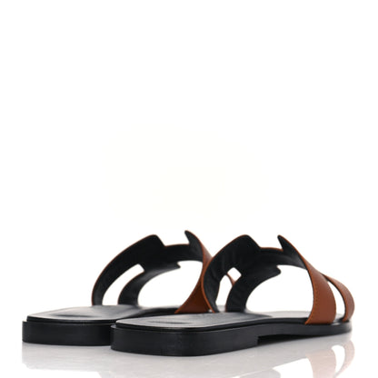 Hermes Epsom Oran Sandals 39 Naturel 4 of 8