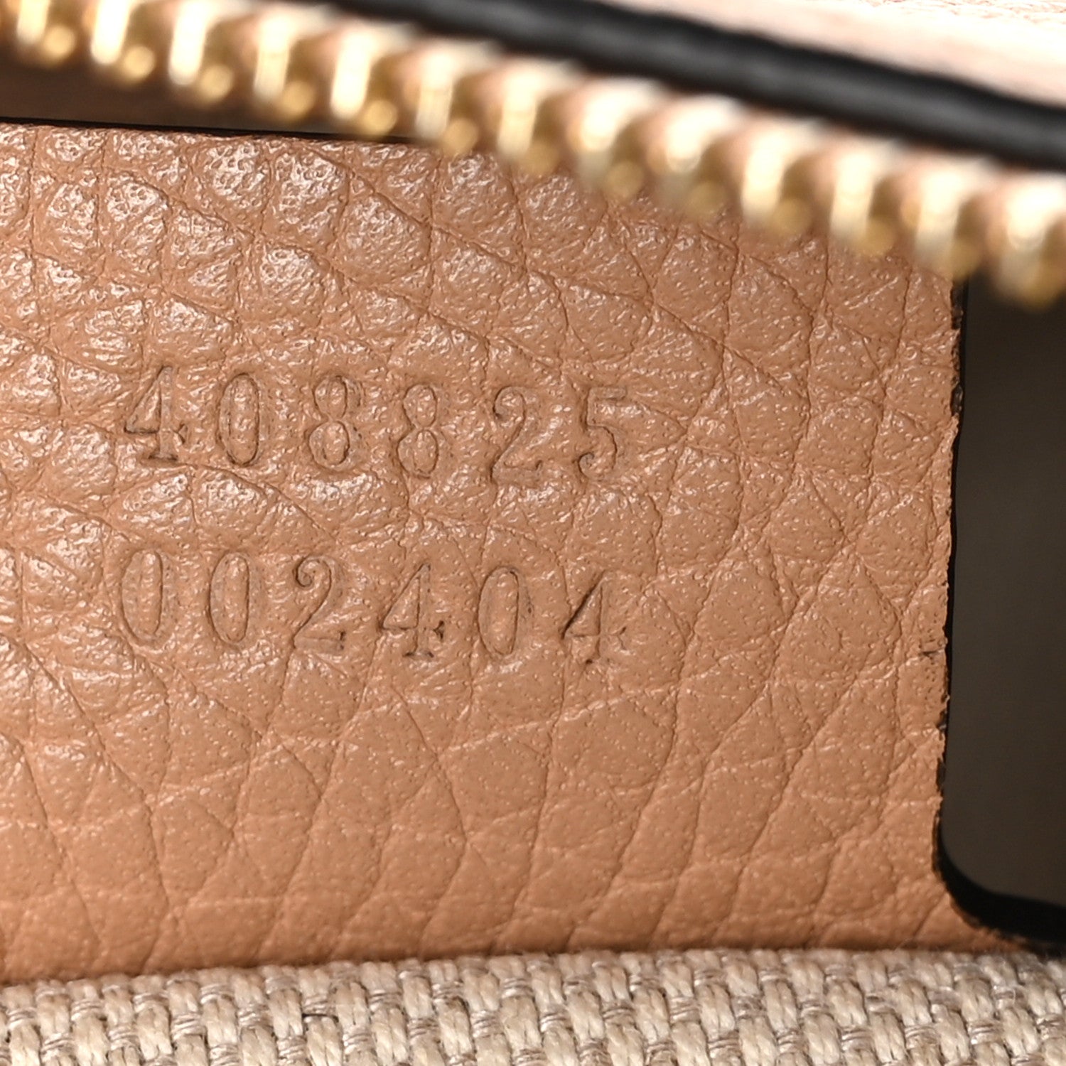 Gucci Pebbled Calfskin Large Soho Hobo Camelia 7 of 13