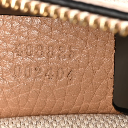 Gucci Pebbled Calfskin Large Soho Hobo Camelia 7 of 13
