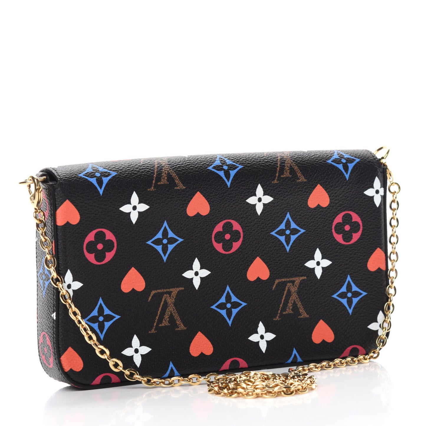 Game On Felicie Chain Wallet Black