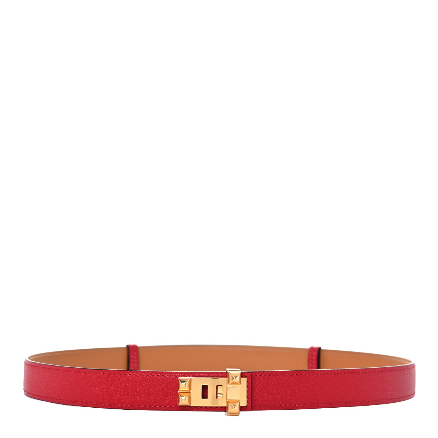 Hermes Epsom Collier de Chien 24 Belt Rouge Piment 1 of 6
