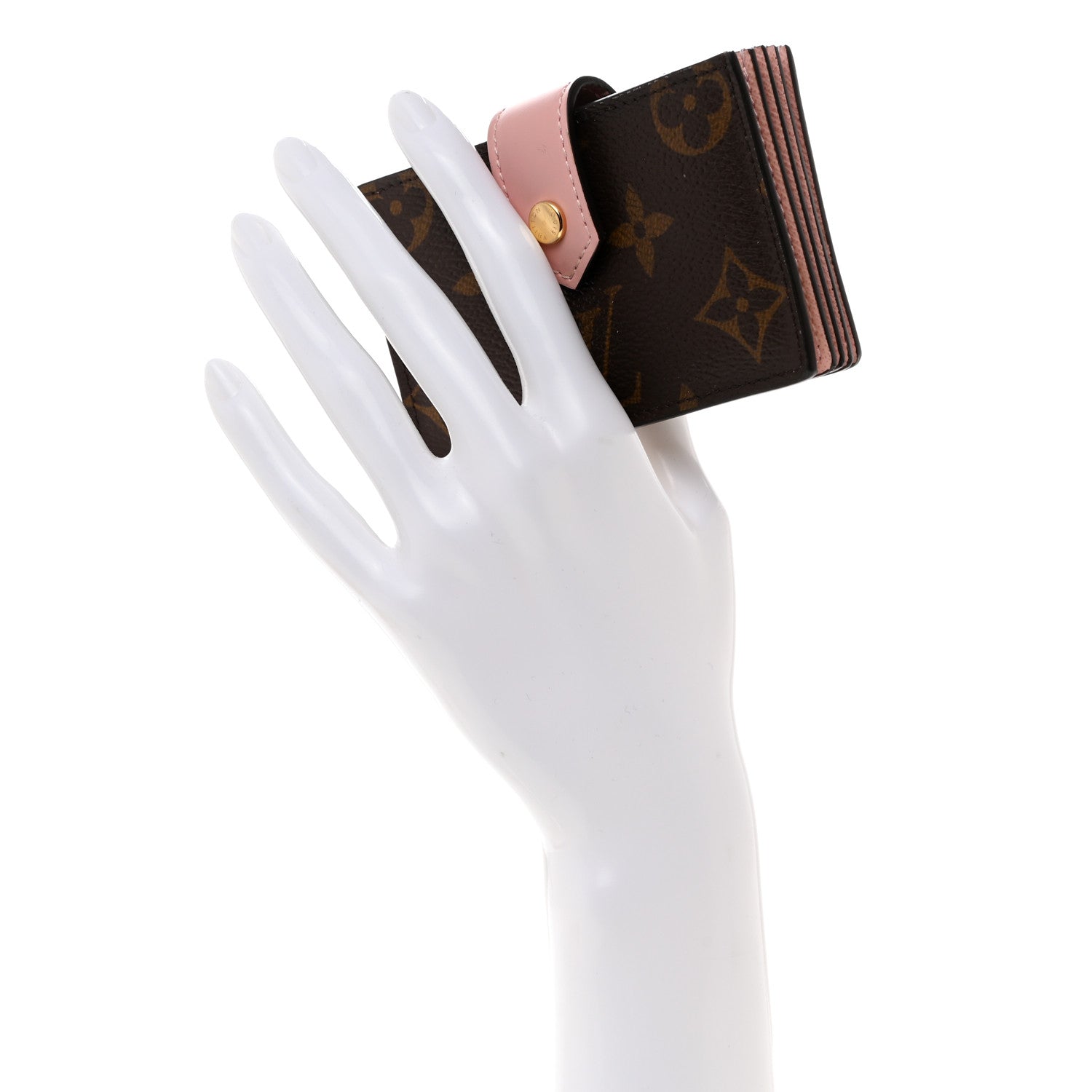Louis Vuitton Monogram Gusset Card Holder Rose Ballerine 2 of 6