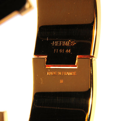 Hermes Enamel Wide Clic Clac H Bracelet PM Black 5 of 6