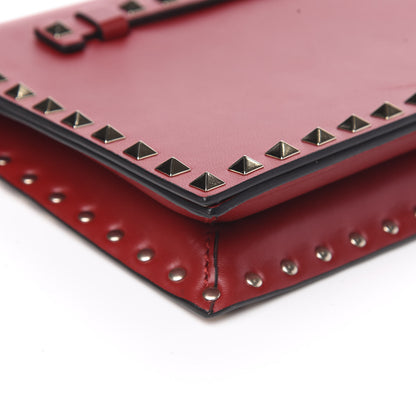Valentino Garavani Nappa Rockstud Wristlet Clutch Rosso Valentino 7 of 10