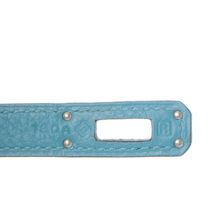 Hermes Togo Birkin 25 Turquoise 16 of 31