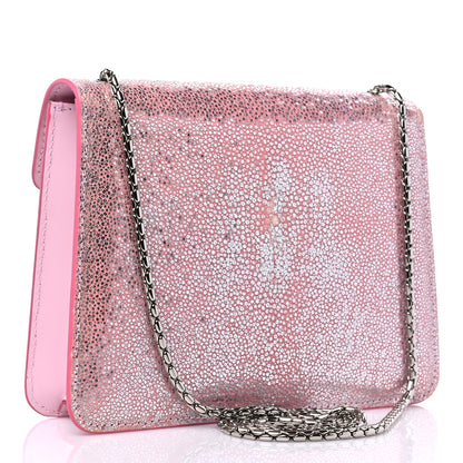 Bulgari Calfskin Galuchat Serpenti Forever Crossbody Pink 3 of 8