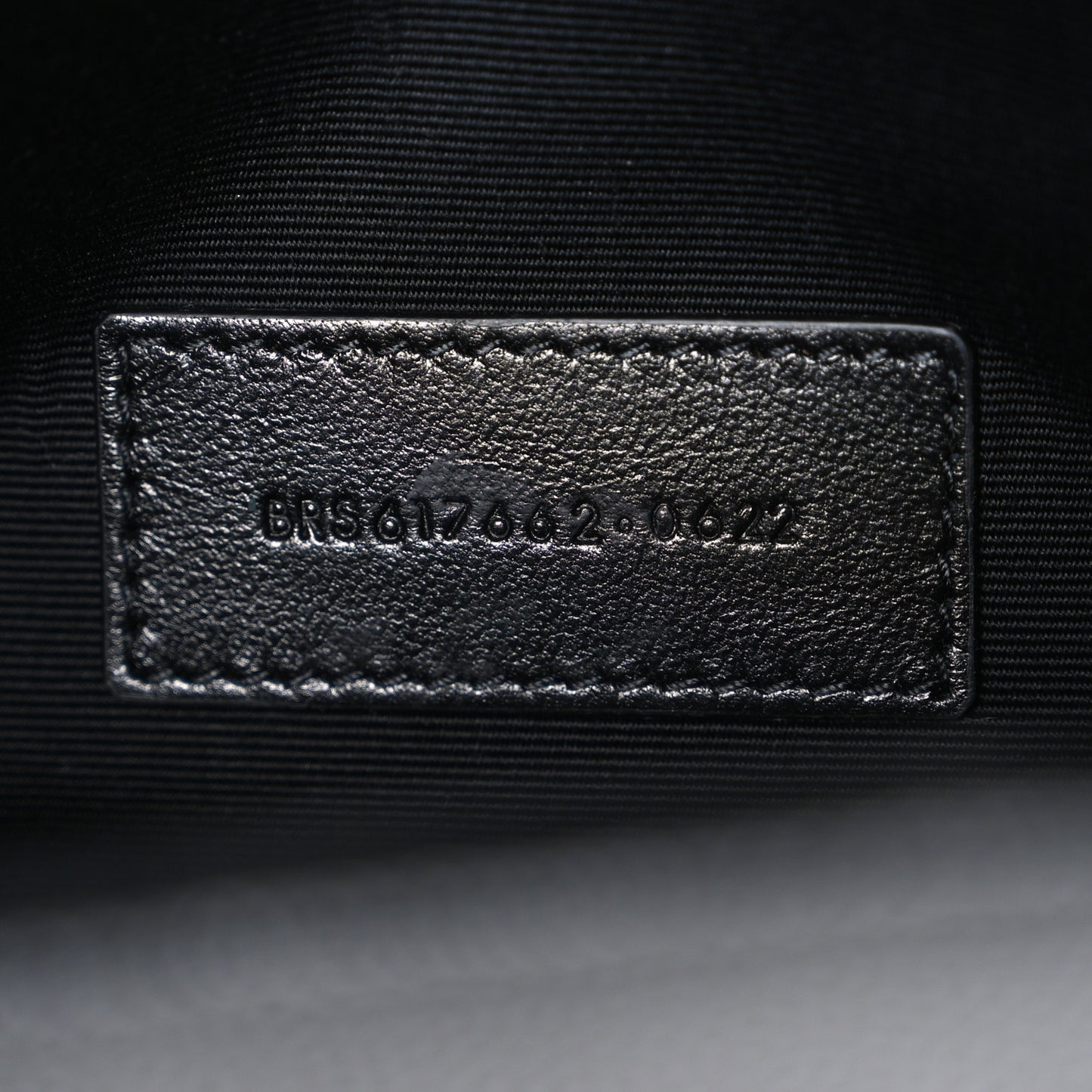 Grain De Poudre Matelasse Chevron Monogram Monochrome Envelope Clutch Black