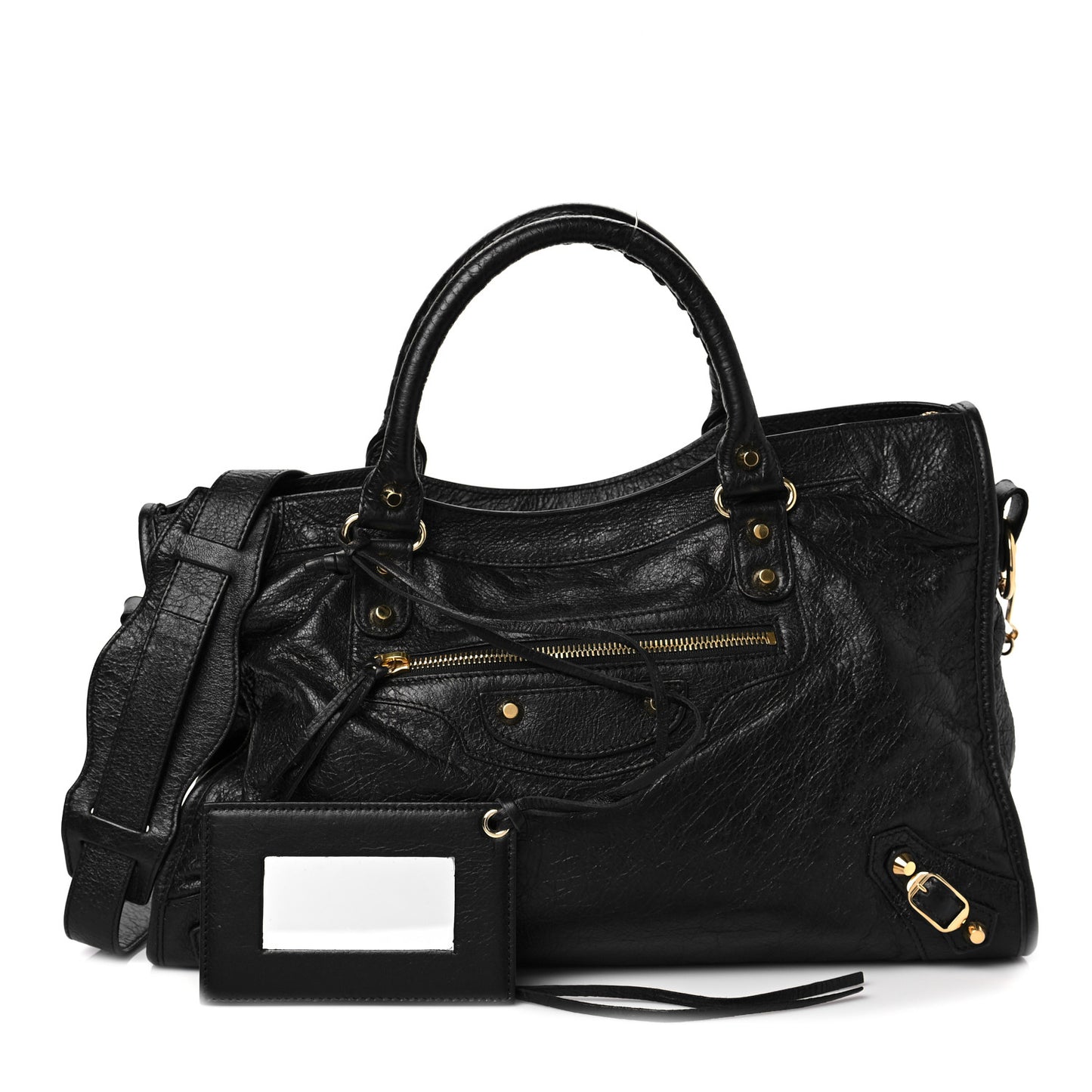 Agneau Classic Gold Hardware City Black
