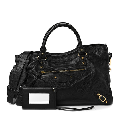 Balenciaga Agneau Classic Gold Hardware City Black 1 of 7