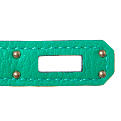 Hermes Togo Kelly Retourne 25 Menthe 30 of 35