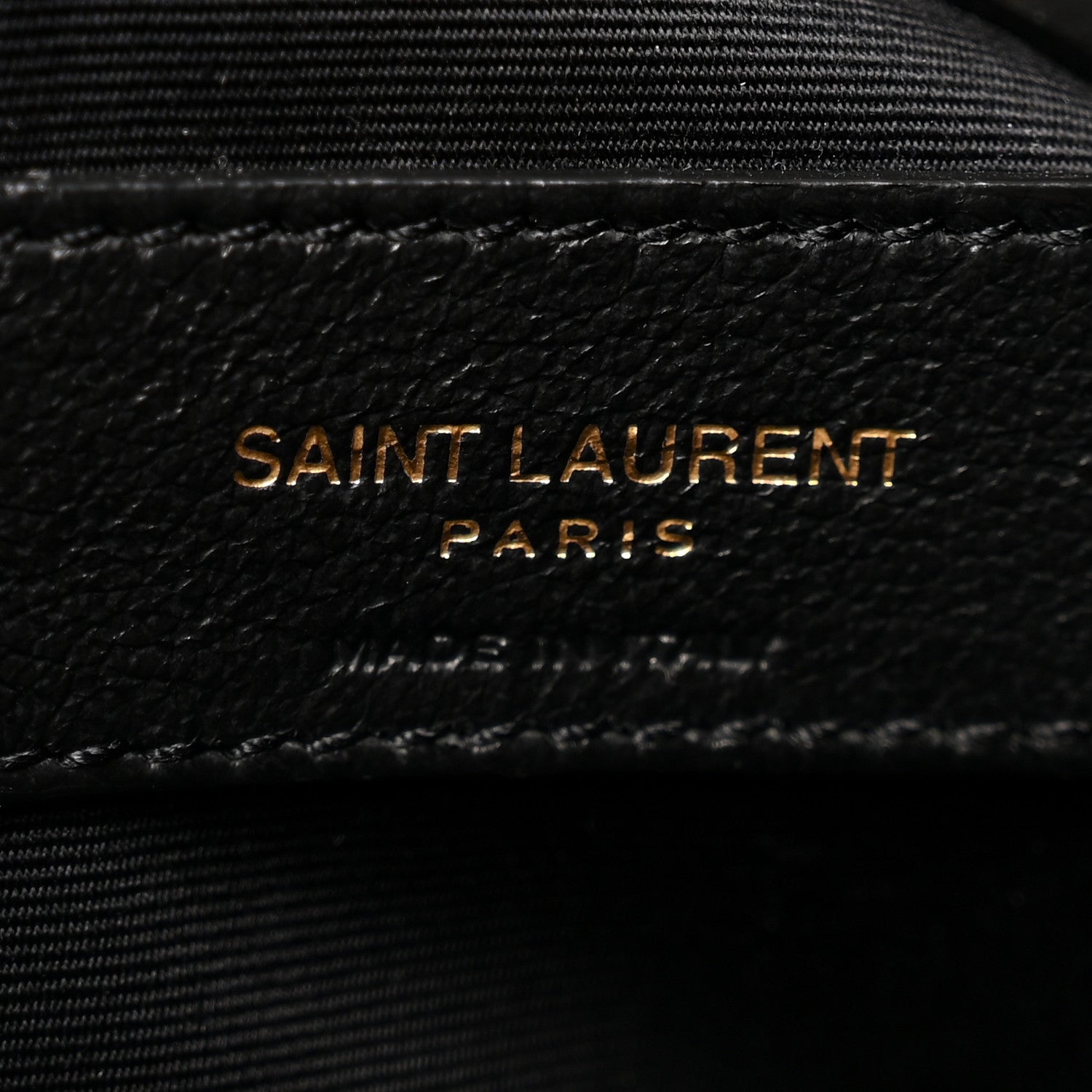 Saint Laurent Calfskin Linen Two Tone Cabas Tote Beige 6 of 12