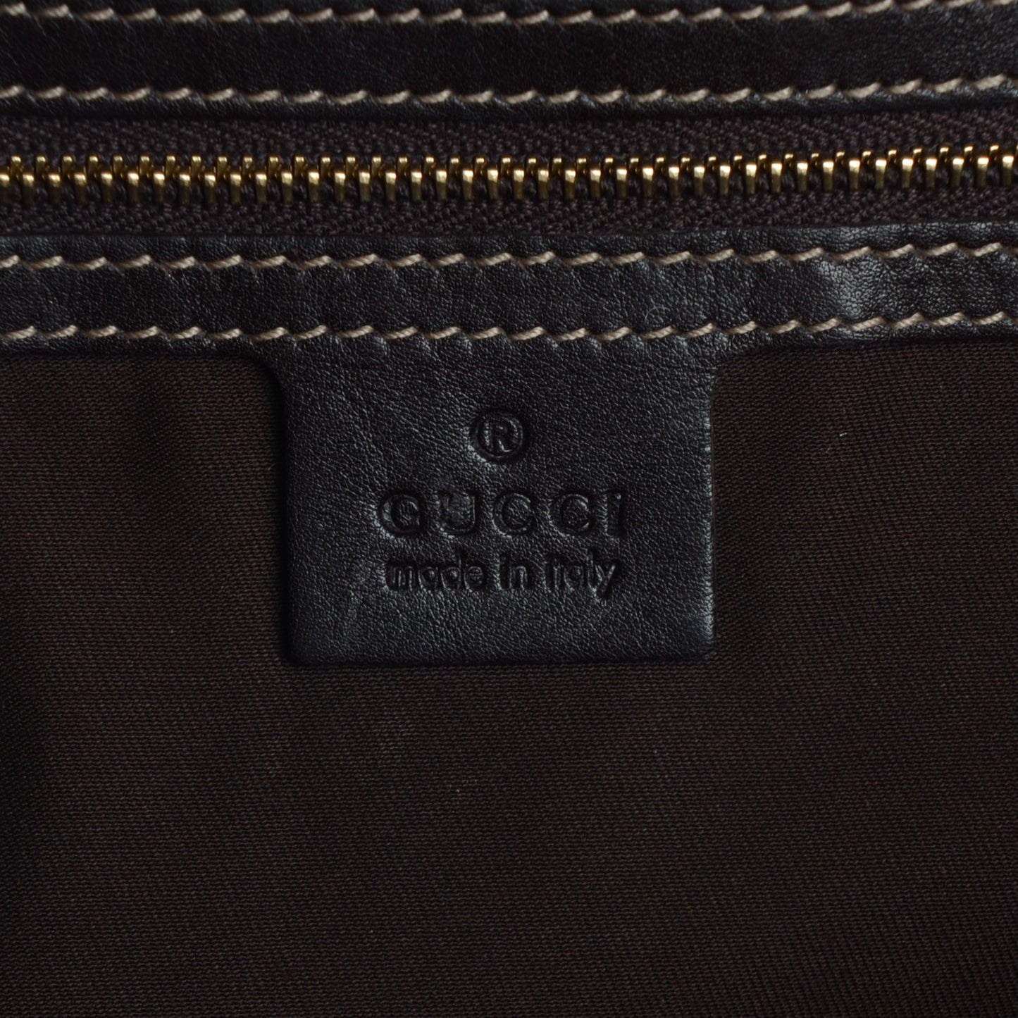 Calfskin Medium Britt Tote Dark Brown