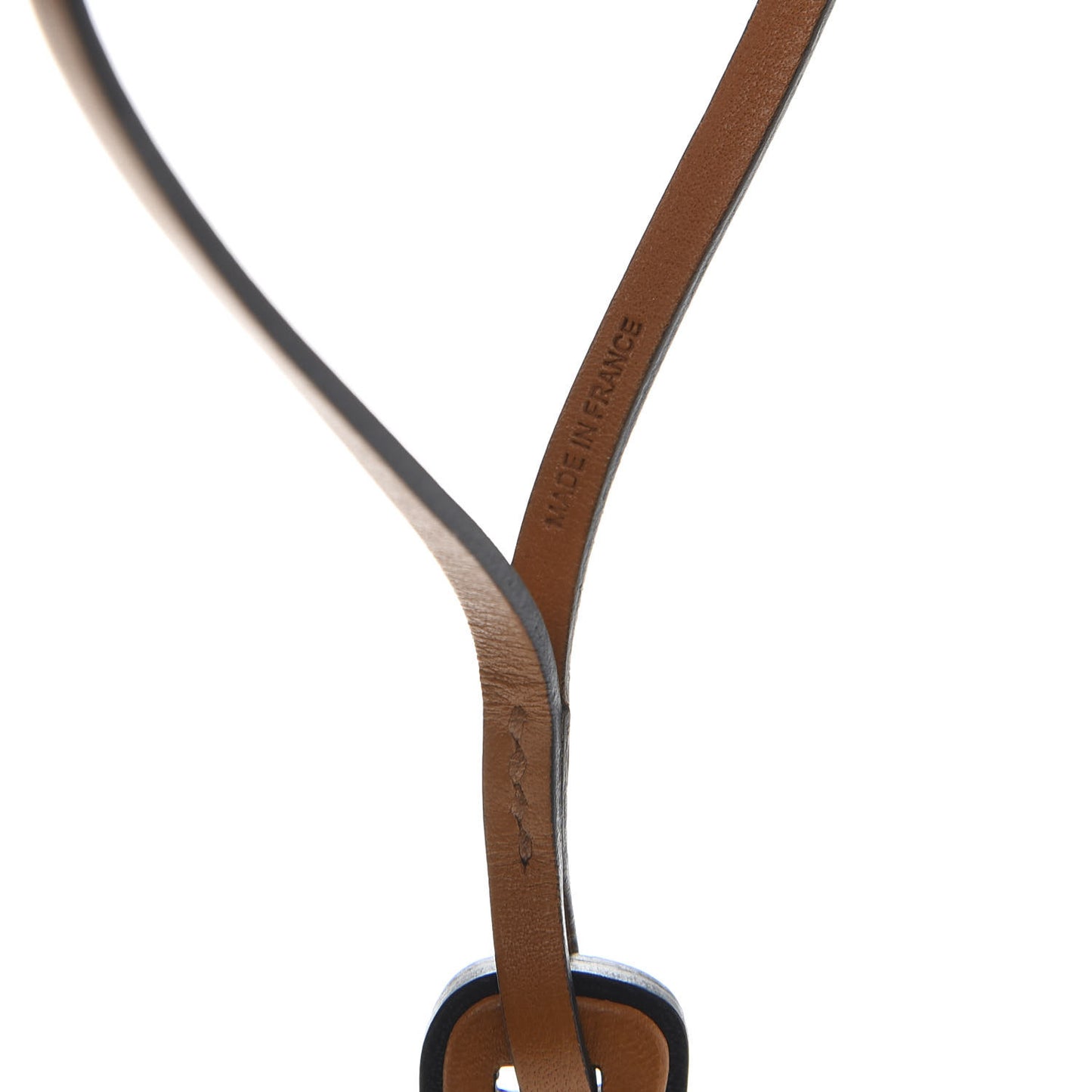 Epsom Butler Calfskin Hunter Oran Nano Bag Charm Etoupe