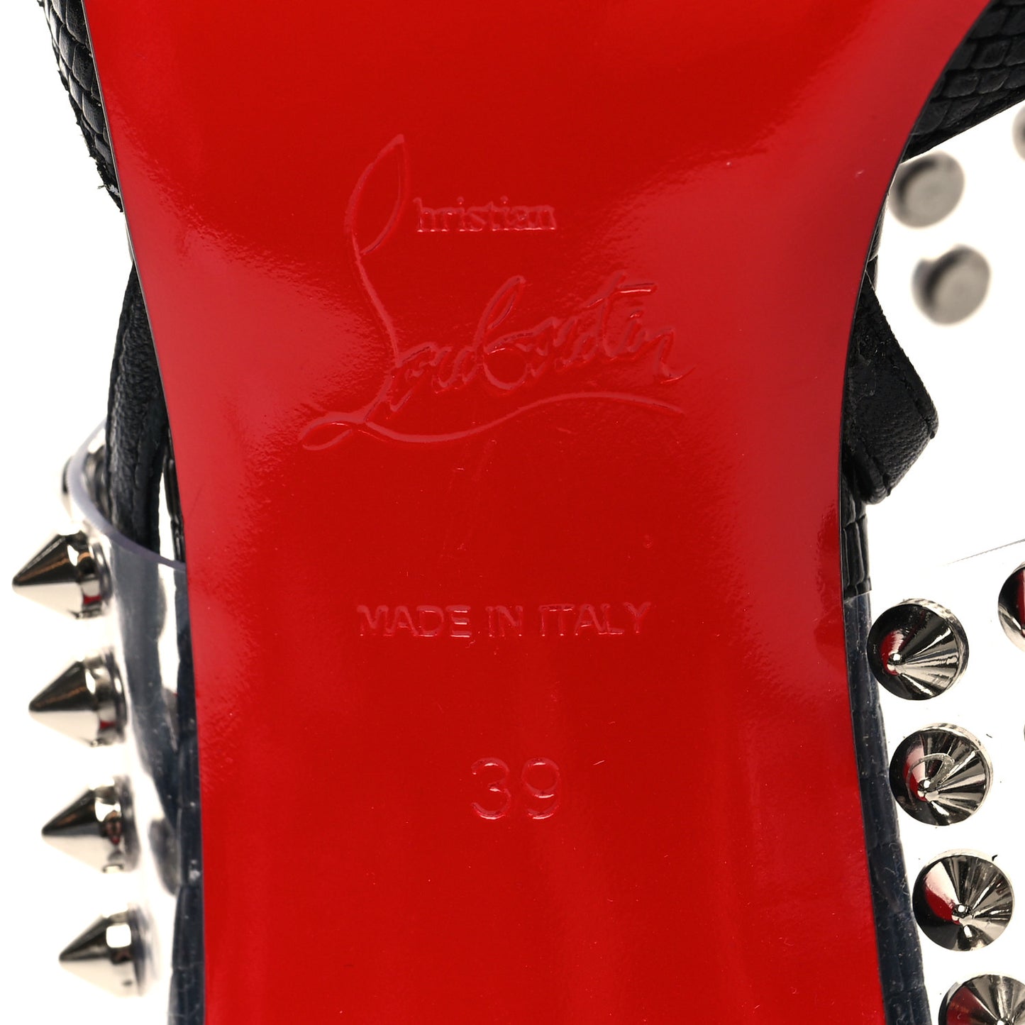 Nappa PVC Levita 55 Pumps 39 Black