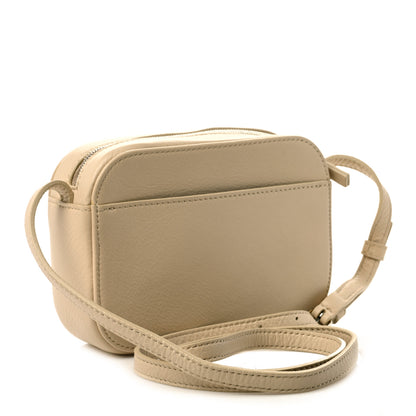 Balenciaga Calfskin Logo XS Everyday Camera Bag Light Beige Black 3 of 10
