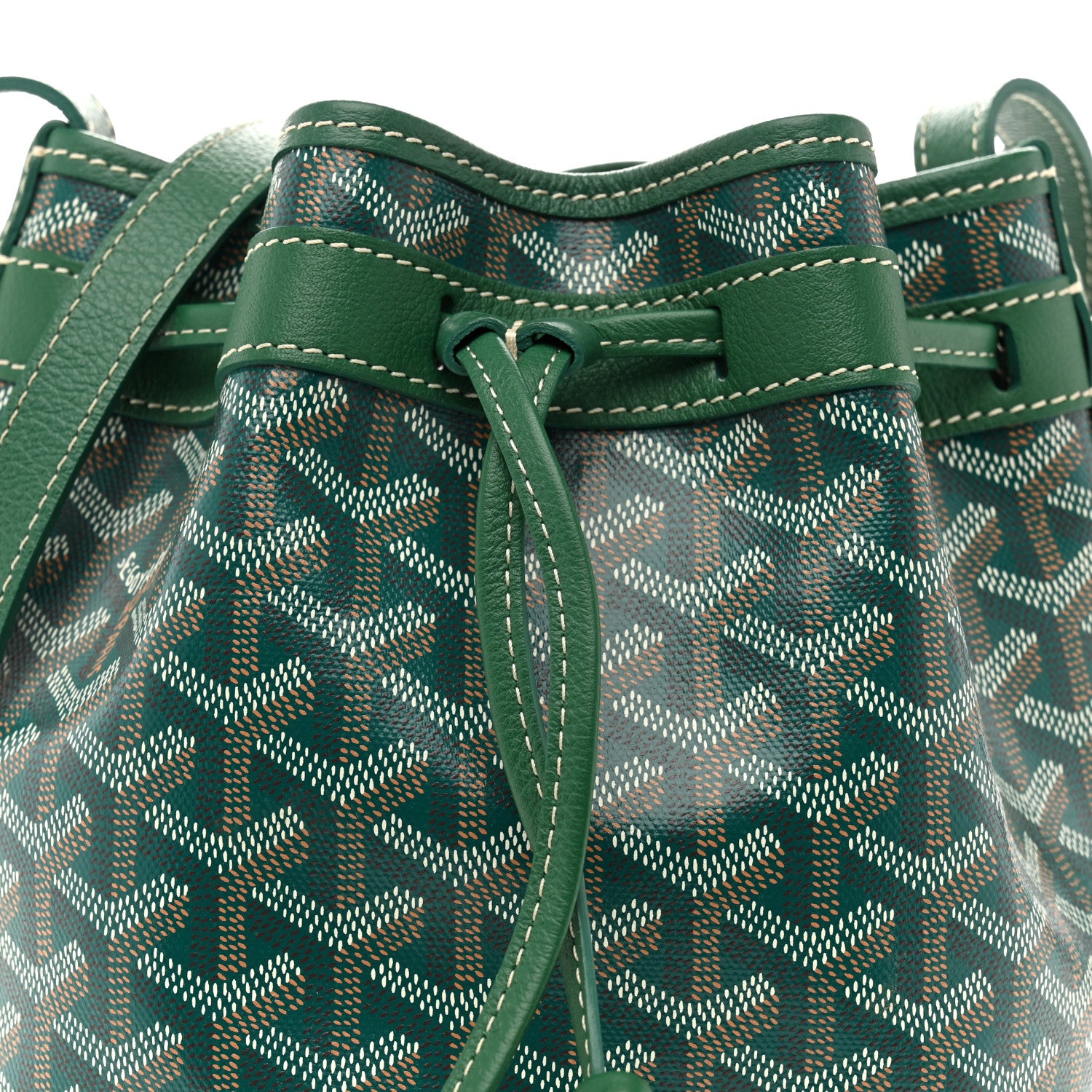 Goyard Goyardine Petit Flot Bucket Bag PM Green 7 of 9