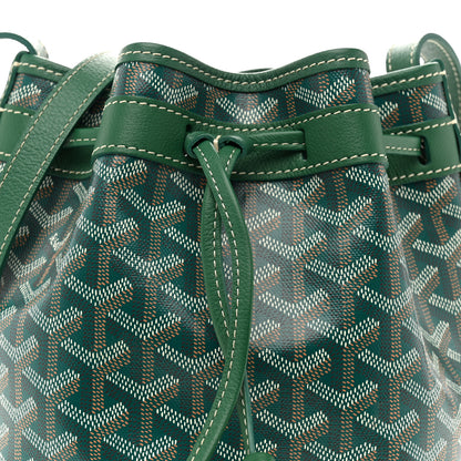 Goyard Goyardine Petit Flot Bucket Bag PM Green 7 of 9
