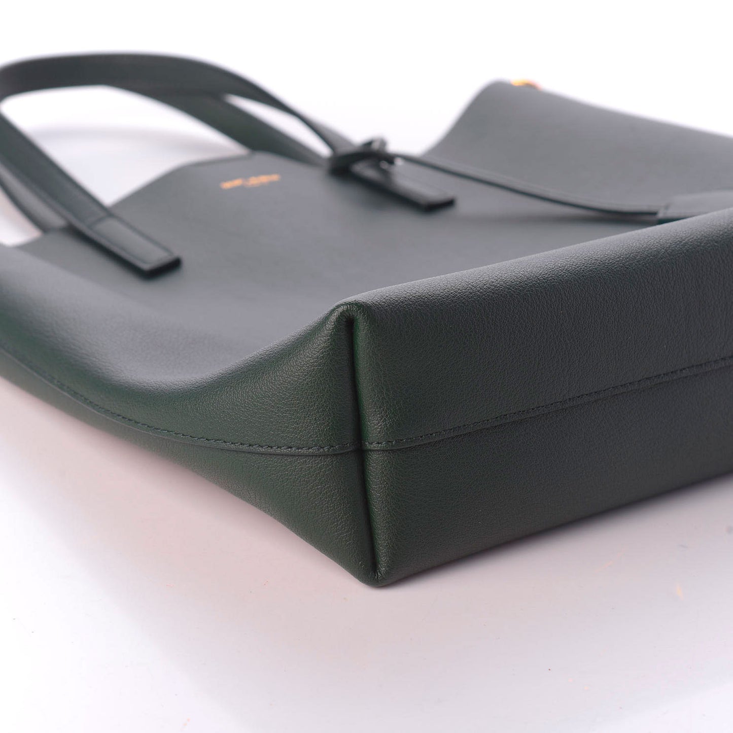 Calfskin Toy Shopping Tote Dark Green