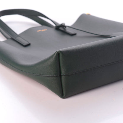 Saint Laurent Calfskin Toy Shopping Tote Dark Green 6 of 9