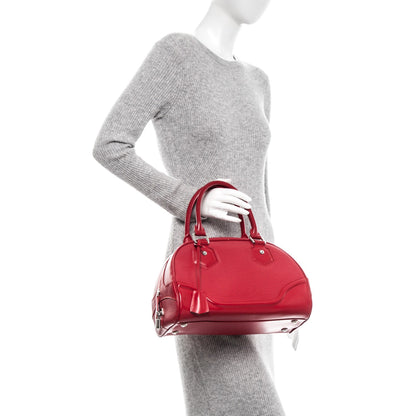 Louis Vuitton Epi Bowling Montaigne PM Rouge 2 of 7