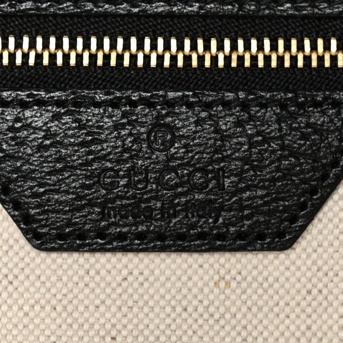 Jacquard Black Denim GG Monogram Medium Ophidia Shopping Tote Black Ivory