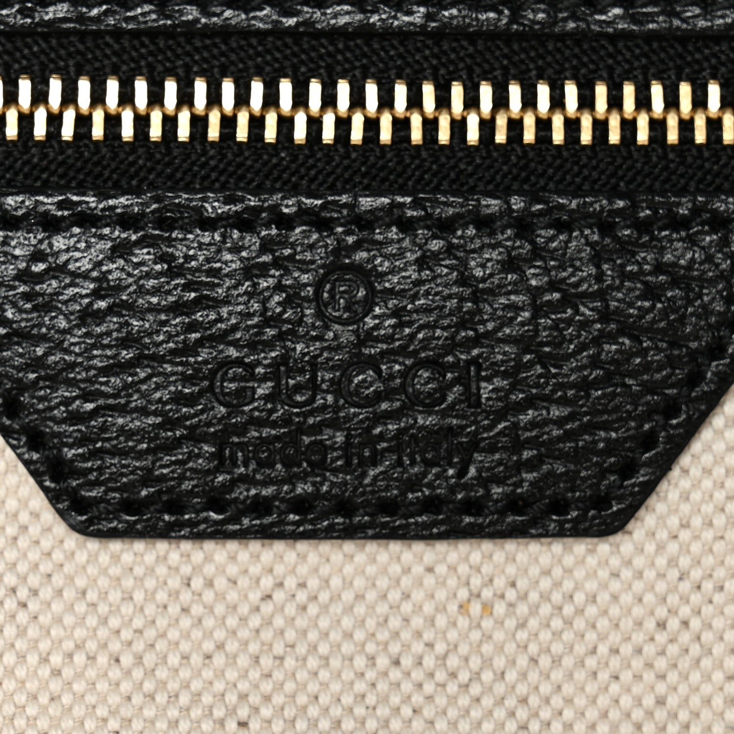 Gucci Jacquard Black Denim GG Monogram Medium Ophidia Shopping Tote Black Ivory 7 of 10